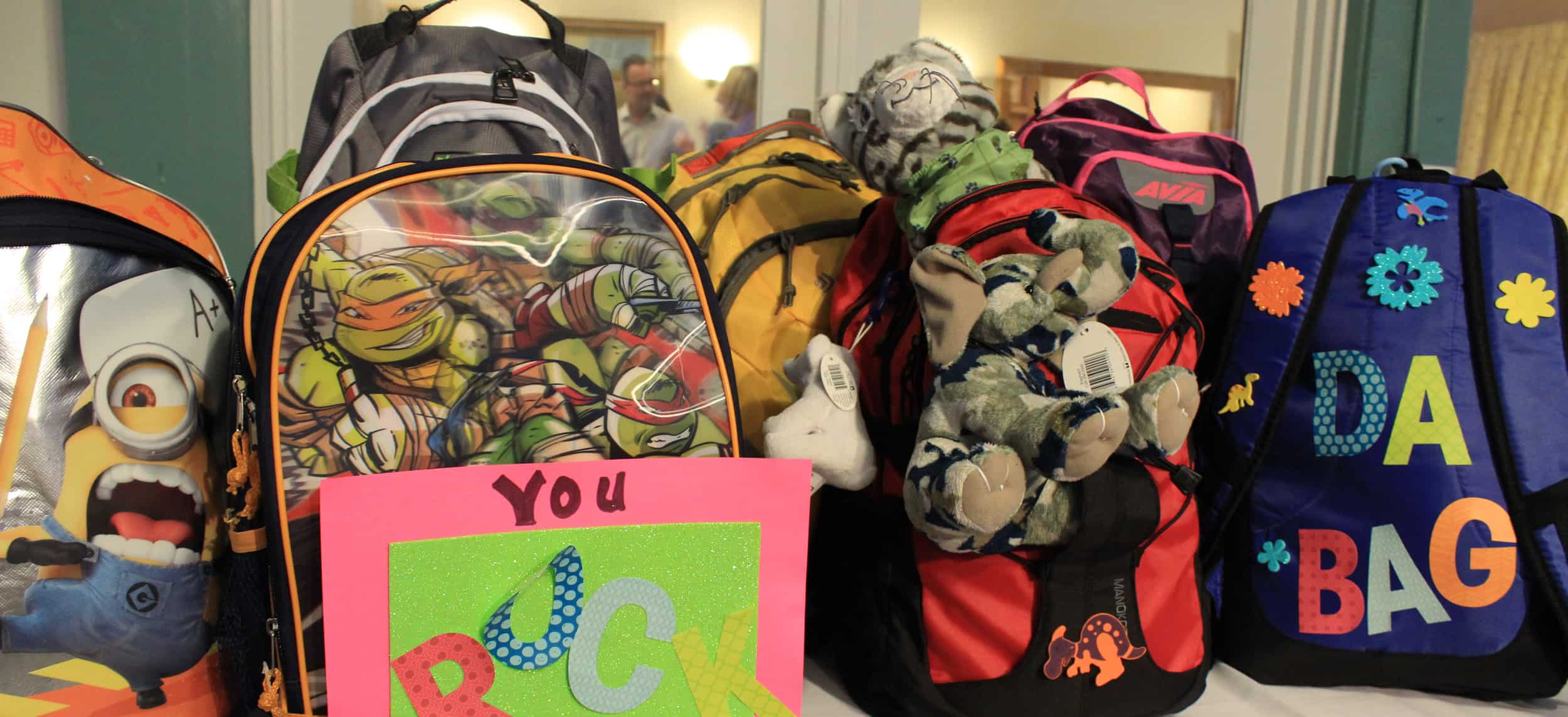 Backpacks for Success True North Team Building